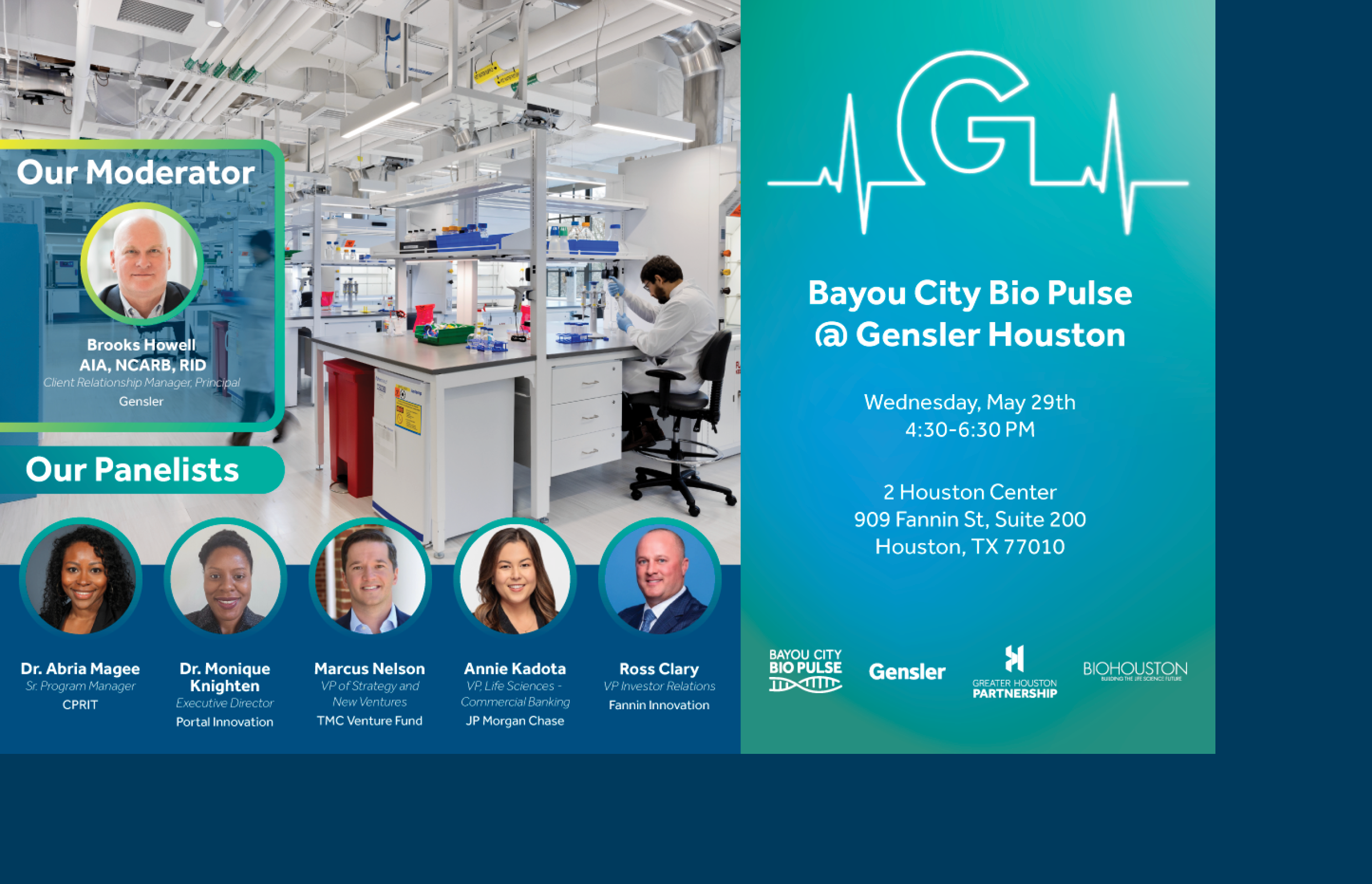 Bayou City Bio Pulse at Gensler, May 29